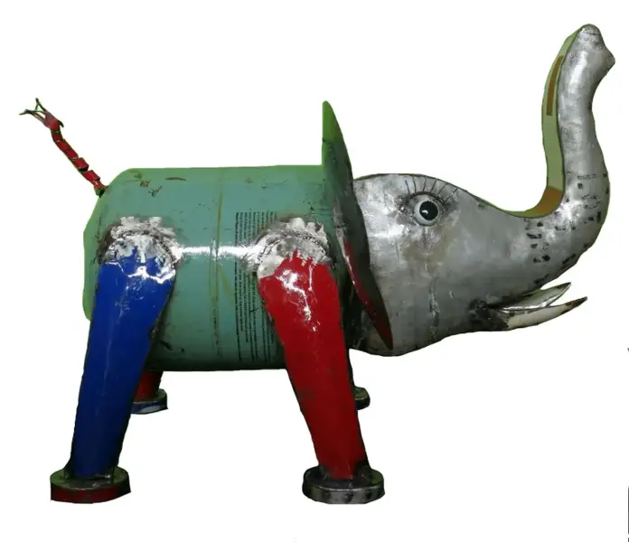 Product image of the product “Elephant 75 cm Length, metal art. ”
